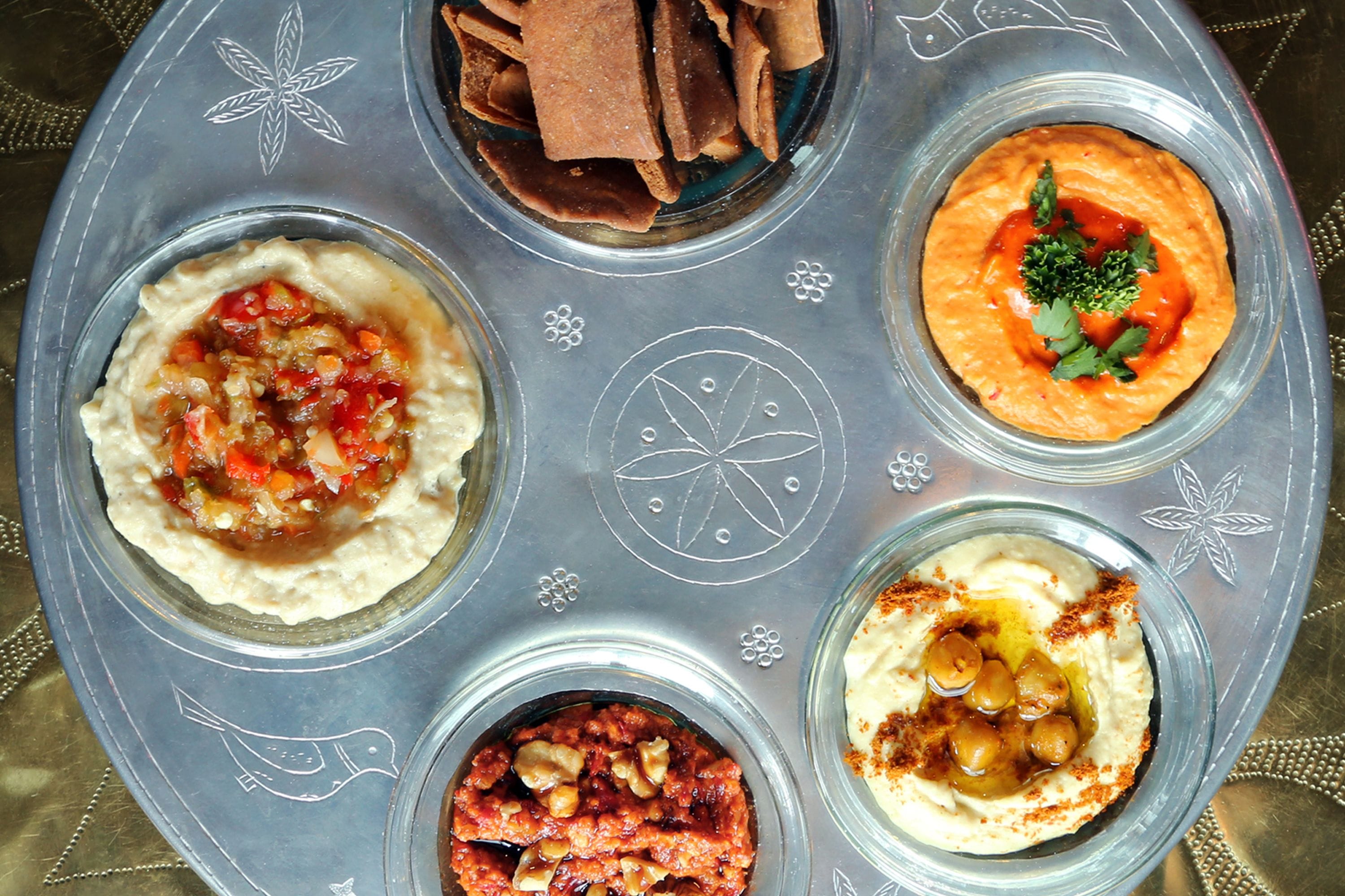 mamnoon fine foods mezze tray